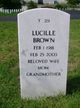  Lucille May <I>Dickerson</I> Brown