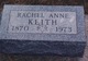  Rachel Anne <I>Hunter</I> Keith