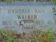  Cynthia Ann Walker