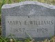  Mary Elizabeth <I>Garner</I> Williams