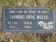  Sharon Jane Reese