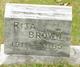 Rita Josephine <I>Shields</I> Brown