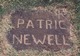  William Daniel “Patric” Newell