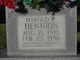  Harold R. Hennion