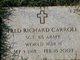 Sgt Fred Richard Carroll