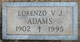  Lorenzo Victor Joseph Adams
