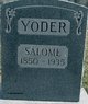  Salome Yoder