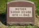  Sarah Jane <I>Bunton</I> Izzard