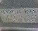  Martha <I>Dalrymple</I> Gann