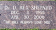 Dr D. Rex Shepard