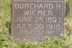 Burchard Henry Wiemer