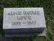  Alice C. <I>Hodge</I> Lowe