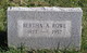  Bertha A Rowe