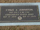 Pvt Cyrus Alexander Johnston