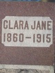  Clara Jane <I>Gibson</I> Stanford