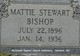  Mattie <I>Stewart</I> Bishop