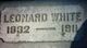  Leonard White