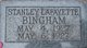  Stanley Lafayette Bingham