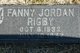 Fanny May <I>Jordon</I> Rigby