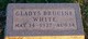  Gladys Brucine White