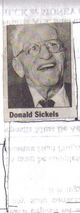  Donald R Sickels