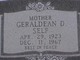  Geraldean <I>Daniel</I> Self