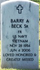 Barry A Beck Sr. Photo