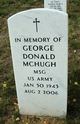 George Donald McHugh - Obituary