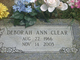  Deborah Ann Clear