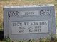 Leon Wilson “Sonny” Box