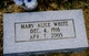  Mary Alice <I>Latham</I> White