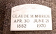  Claude McBride