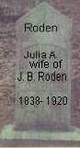  Julia Ann Louisa <I>Driskill</I> Roden