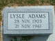  Lysle Adams