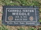  Carroll Fenton Weddle