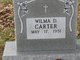  Wilma D <I>Goodin</I> Carter