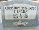 Christopher Monroe “Bubba” Henson Photo