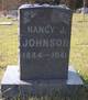  Nancy Jane “Nannie” <I>Carter</I> Johnson