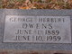  George Herbert Owens
