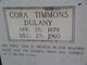  Cora T <I>Timmons</I> Dulany