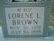  Lorene L <I>Morris</I> Brown