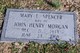  Mary E <I>Spencer</I> Morgan