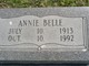  Annie Belle <I>Taylor</I> Houston