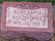  Hazel May <I>Steele</I> Lange