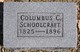  Columbus Christopher Schoolcraft