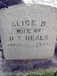  Alice Bell <I>Patrick</I> Beals