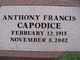 Pvt Anthony Francis Capodice