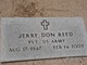 Pvt Jerry Don Reed