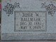  James Hugh Washington “Jahue” Hallmark