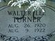  Walter Lee Turner